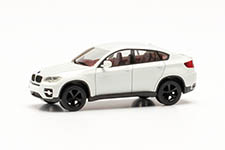 Herpa 024037-003 - BMW X6 weiß, Felgen schwarz